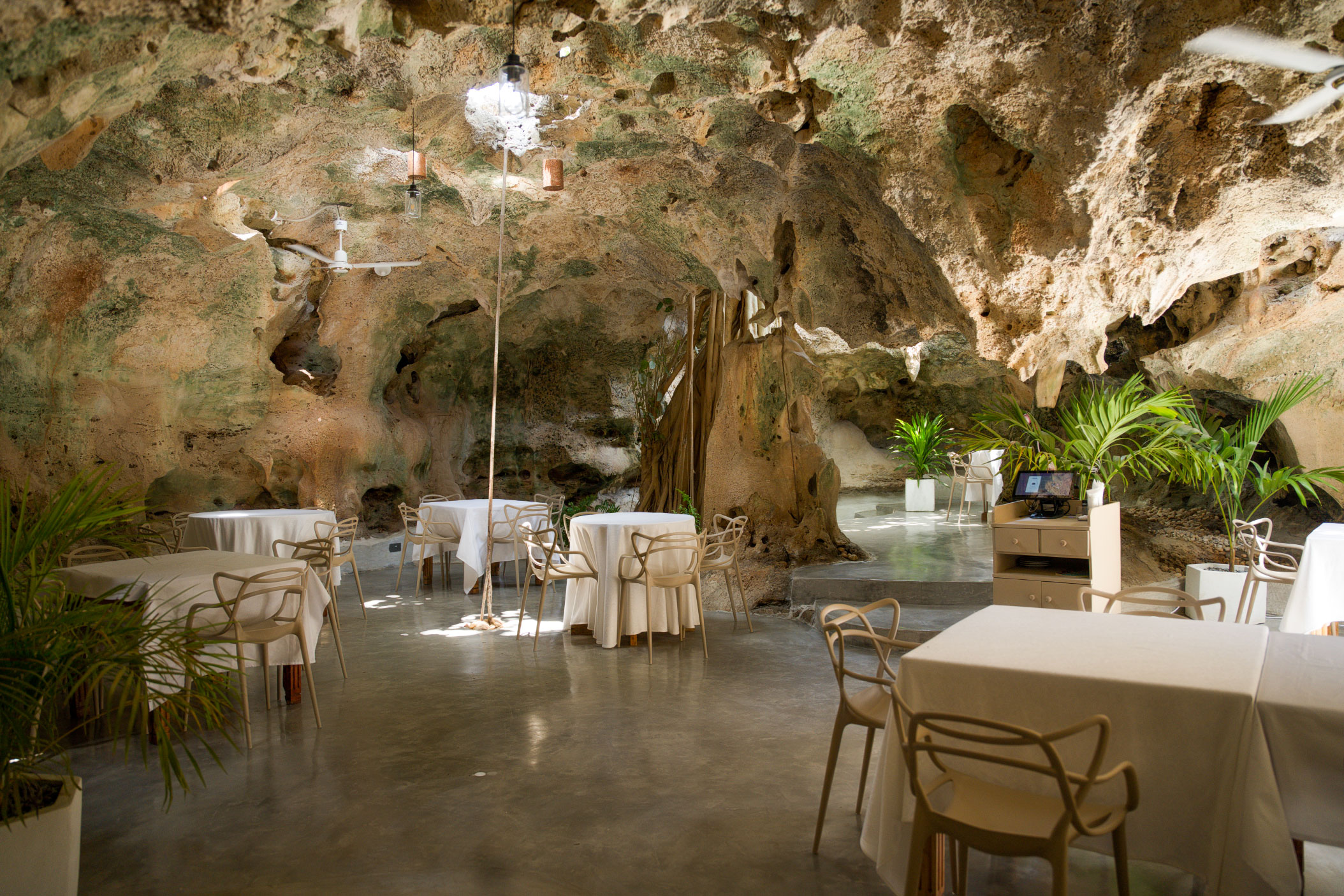 Inside The Cave Watamu restaurant